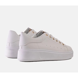 D/CEO Zapatillas blancas con llamativo adorno Asmait. blanco 3