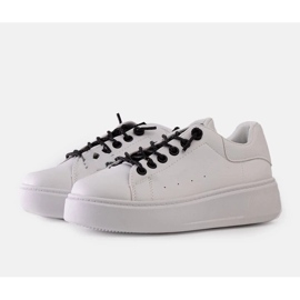 D/CEO Zapatillas blancas con llamativo adorno Asmait. blanco 3