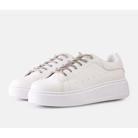 D/CEO Zapatillas blancas con llamativo adorno Asmait. blanco 1