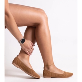 D/CEO Bailarinas Wendana tejido caramelo marrón 3