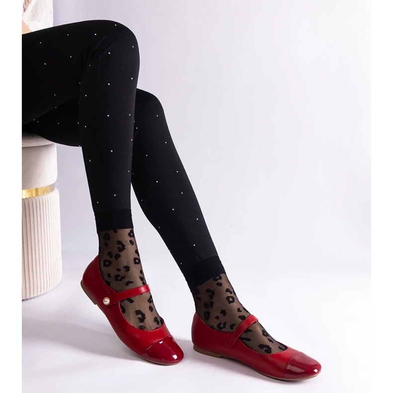 D/CEO Bailarinas rojas con puntera de charol y cierre con velcro Jaures. rojo 2 D/CEO Bailarinas rojas con puntera de charol y cierre con velcro Jaures. rojo 2