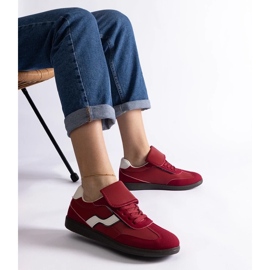 D/CEO Zapatillas bajas rojas con cordones de Edelmira rojo 3