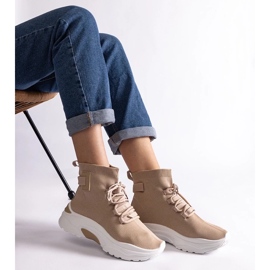 D/CEO Zapatillas beige con parte superior elástica de Arredon 2