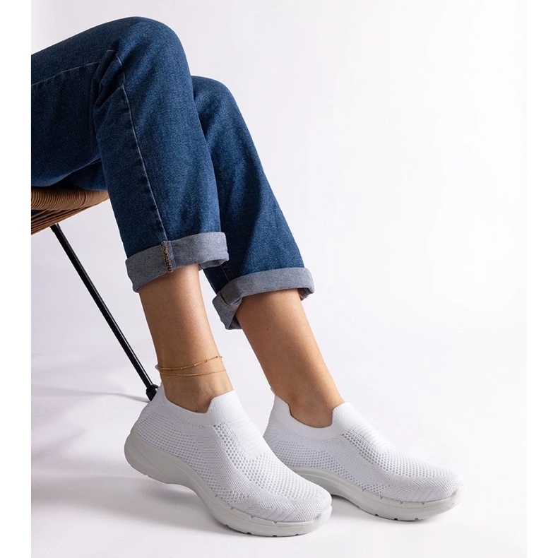 D/CEO Zapatillas deportivas sin cordones Mora blancas blanco 2