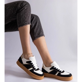 D/CEO Zapatillas negras con cordones y plataforma Felicita negro 4
