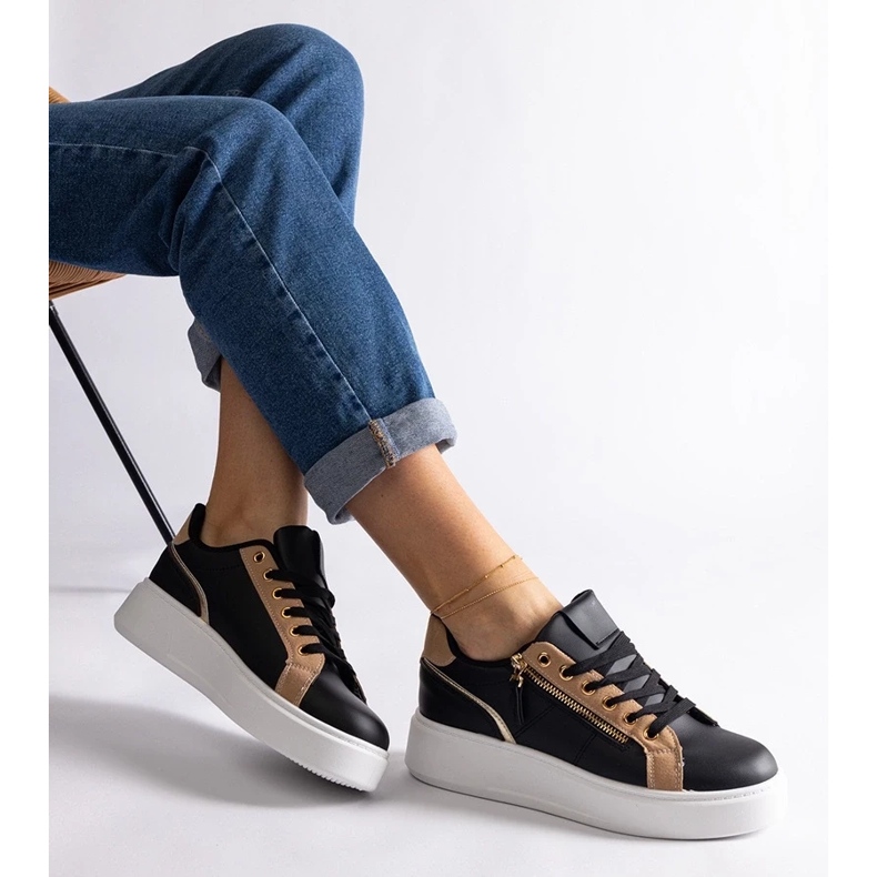 D/CEO Deportivas mujer Benedetta negras negro 1 D/CEO Deportivas mujer Benedetta negras negro 1