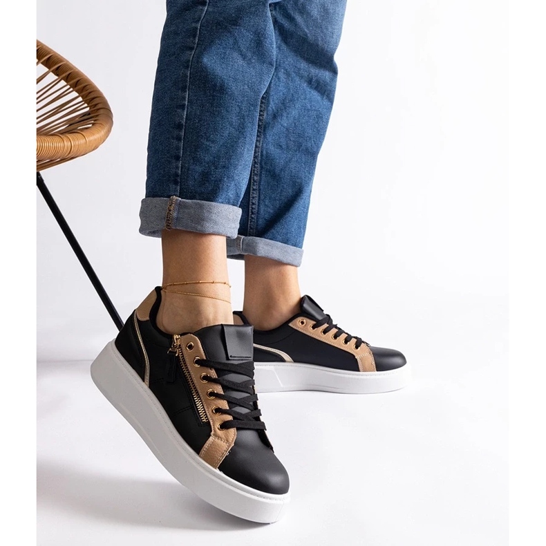 D/CEO Deportivas mujer Benedetta negras negro 2