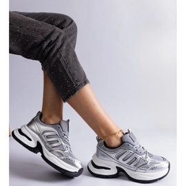 D/CEO Zapatillas deportivas de mujer Garza plata 2