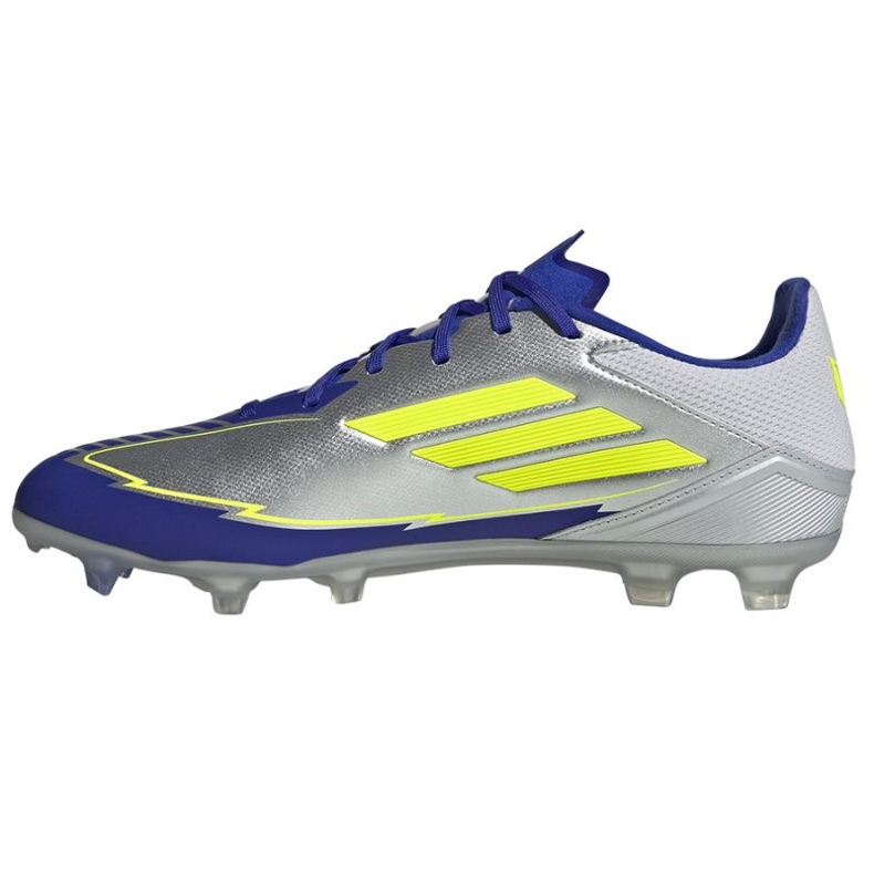 Adidas F50 League FG/MG IH0918 Silver-Blue Shoes plata 1 Adidas F50 League FG/MG IH0918 Silver-Blue Shoes plata 1