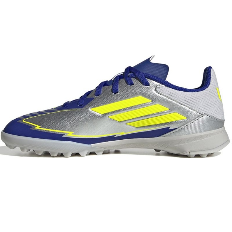 Adidas F50 League Messi TF IH0925 Silver-Blue Shoes plata 1