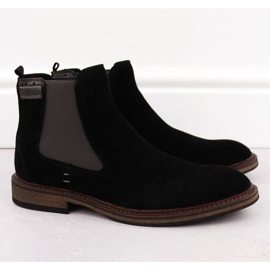 Big Star INT2047 botas Jodhpur para hombres negro 1