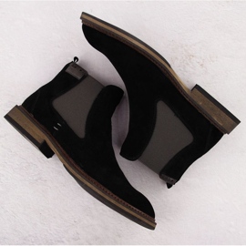 Big Star INT2047 botas Jodhpur para hombres negro 4