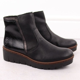 Botas negras Rieker X9150-00 negro 6