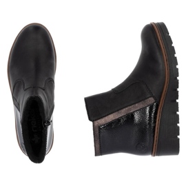 Botas negras Rieker X9150-00 negro 8
