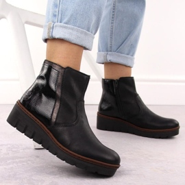 Botas negras Rieker X9150-00 negro 13