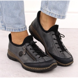 Zapatos de mujer Rieker N3267-14 Azul 11