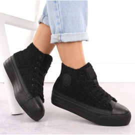 Big Star aisladas zapatillas negras negro 4