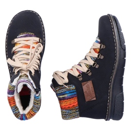 Botas negras Rieker 73343-0 negro 6