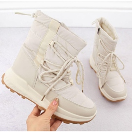 Botas de nieve para mujeres Potocki Wol274 beige 2