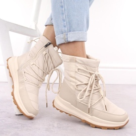 Botas de nieve para mujeres Potocki Wol274 beige 4