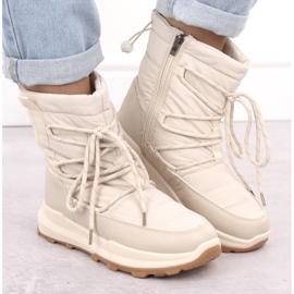 Botas de nieve para mujeres Potocki Wol274 beige 5