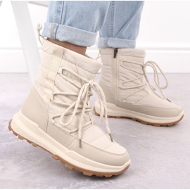 Botas de nieve para mujeres Potocki Wol274 beige 6