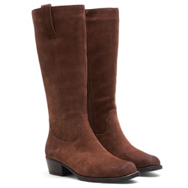 Botas para mujeres Sergio Leone Sk465b Brown marrón 4