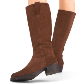 Botas para mujeres Sergio Leone Sk465b Brown marrón 12