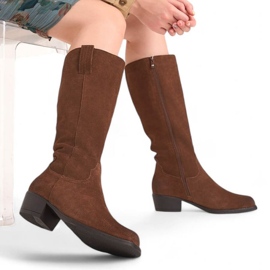 Botas para mujeres Sergio Leone Sk465b Brown marrón 13