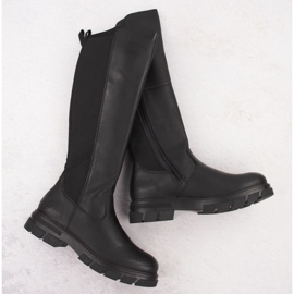Botas negras Rieker Femenino Z9158-00 negro 4