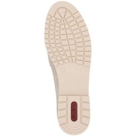 Mocasines femeninos Rieker 45300-62 beige 10