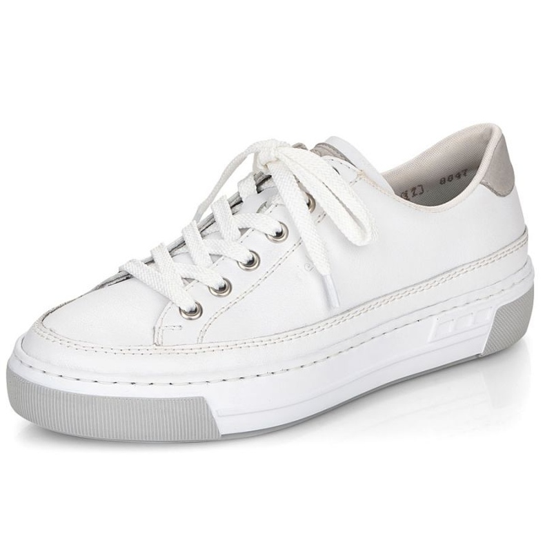 Zapatos deportivos femeninos rieker rkr758 blanco 1