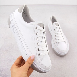 Zapatos deportivos femeninos rieker rkr758 blanco 5
