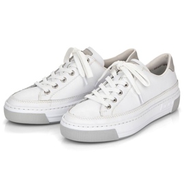 Zapatos deportivos femeninos rieker rkr758 blanco 7