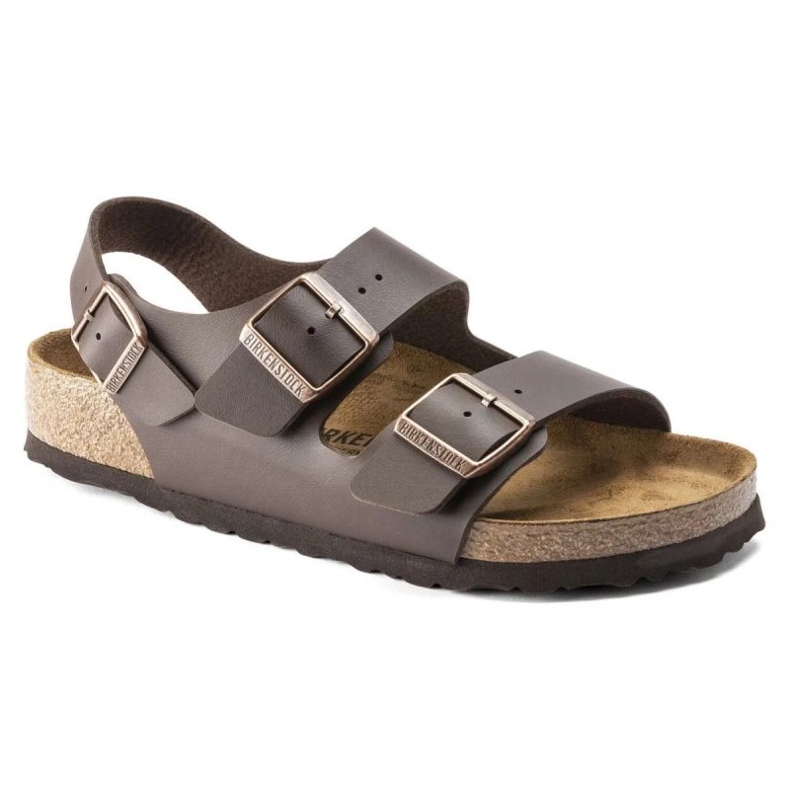 Sandalias masculinas Birkenstock Milano BS 0034701 Brown marrón 1