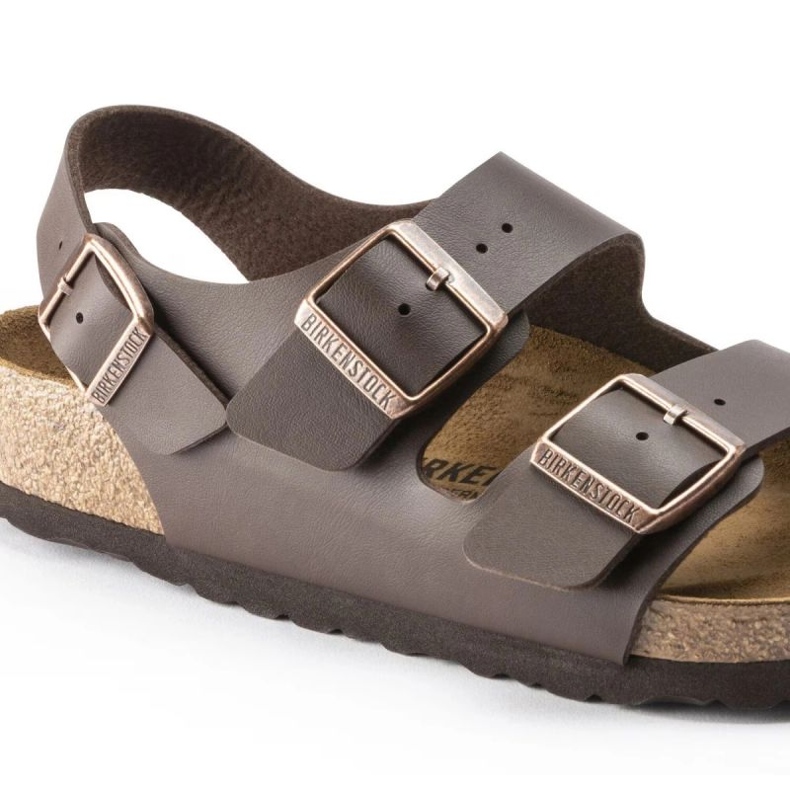Sandalias masculinas Birkenstock Milano BS 0034701 Brown marrón 2