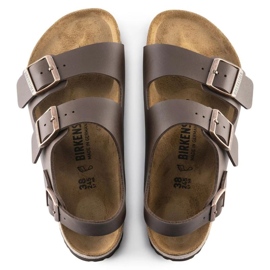 Sandalias masculinas Birkenstock Milano BS 0034701 Brown marrón 7