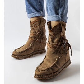 D/CEO Botas con cuña en marrón oscuro de Beausoleil 1 D/CEO Botas con cuña en marrón oscuro de Beausoleil 1