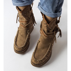 D/CEO Botas con cuña en marrón oscuro de Beausoleil 2 D/CEO Botas con cuña en marrón oscuro de Beausoleil 2