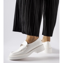 D/CEO Mocasines de mujer Milne blancos 2 D/CEO Mocasines de mujer Milne blancos 2