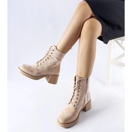 D/CEO Botines sureños clásicos beige 3