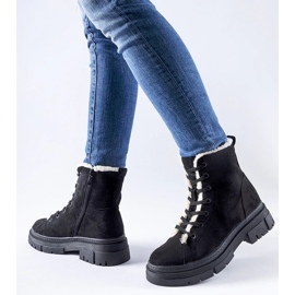 D/CEO Botines aislantes negros confeccionados en ante ecológico Chamblee 2 D/CEO Botines aislantes negros confeccionados en ante ecológico Chamblee 2