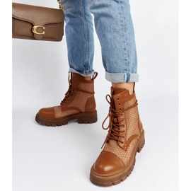 D/CEO Botas Waldeck marrones transparentes marrón 3