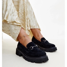 D/CEO Mocasines Vinceza de piel negro 1