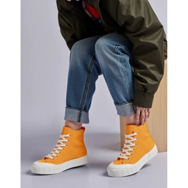 Zapatillas de zapatillas de naranja arvel femenina 1