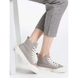 Zapatillas de deporte gris arvel femenino 4