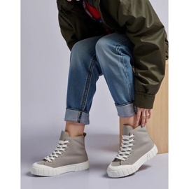 Zapatillas de deporte gris arvel femenino 1