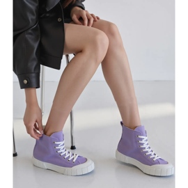 Zapatillas de zapatillas Púrpuras para mujeres violeta 3