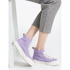Zapatillas de zapatillas Púrpuras para mujeres violeta 2