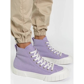 Zapatillas de zapatillas Púrpuras para mujeres violeta 4